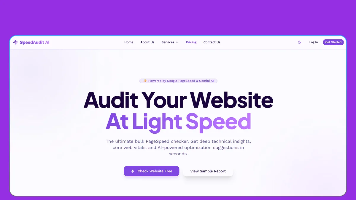 Speed Audit AI