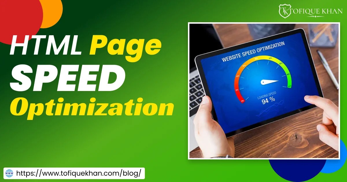 HTML Page Speed Optimization