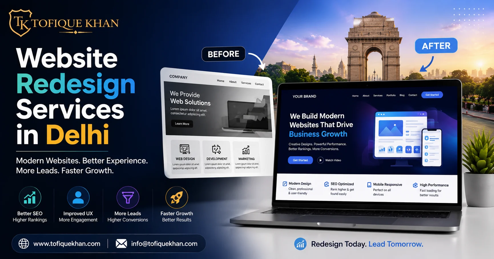 Website Redesign Services in Delhi for Business Growth